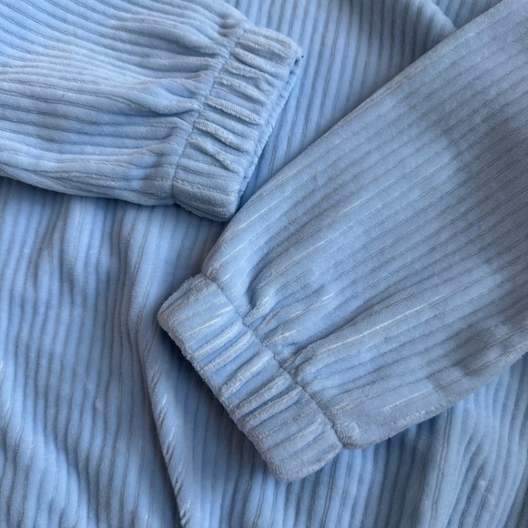 Under Armour Blue Hooded Sweatshirt Velour Soft Long Sleeve Toddler Girls 4 NEW - Picture 5 of 7